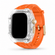 Orange / Clear Case